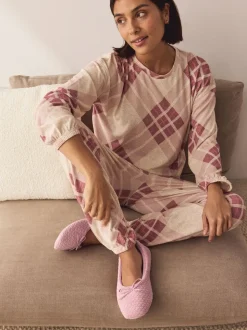 Rose - Chaussons de ballet cœur