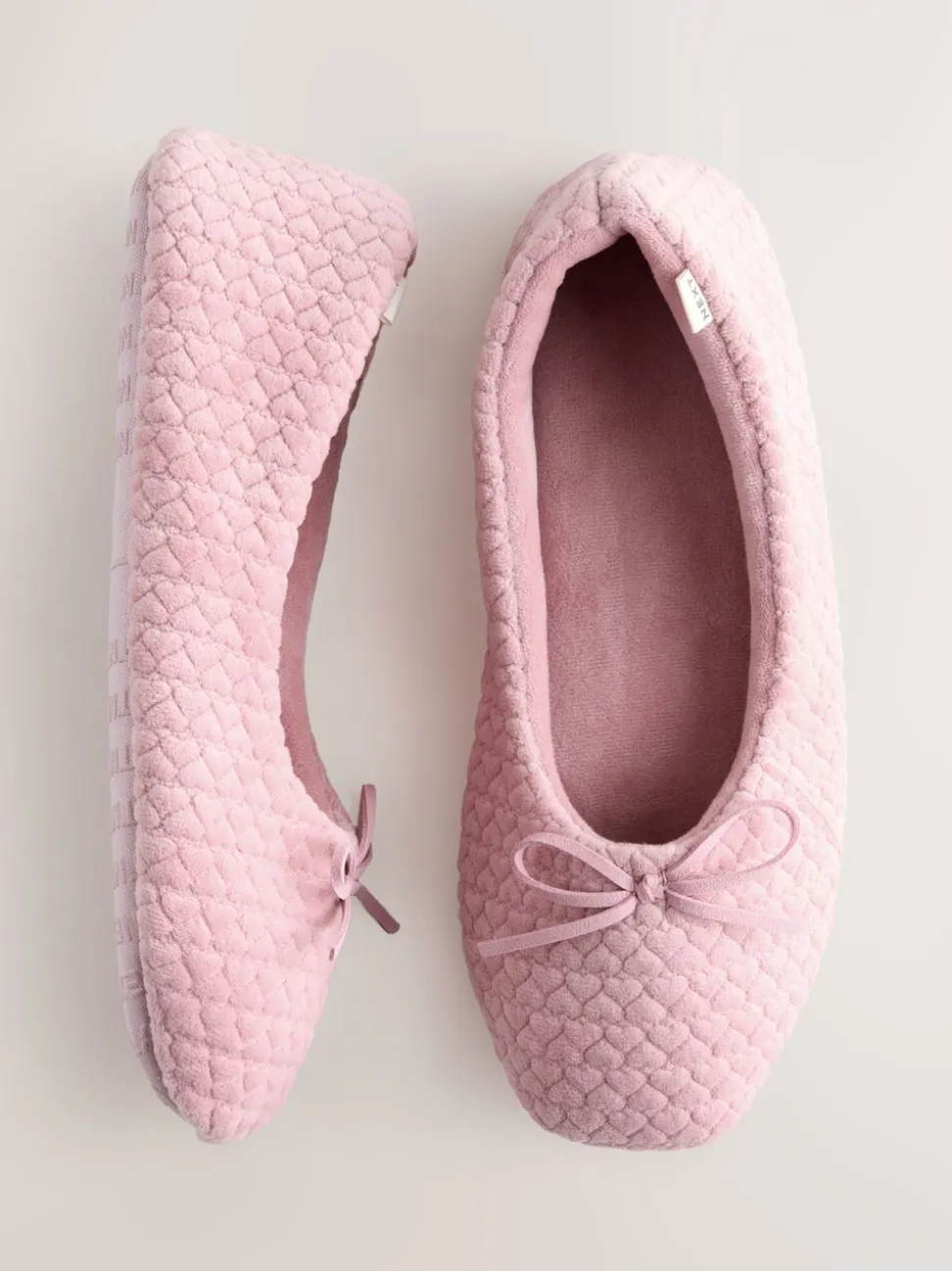 Rose - Chaussons de ballet cœur