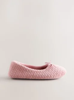 Rose - Chaussons de ballet cœur