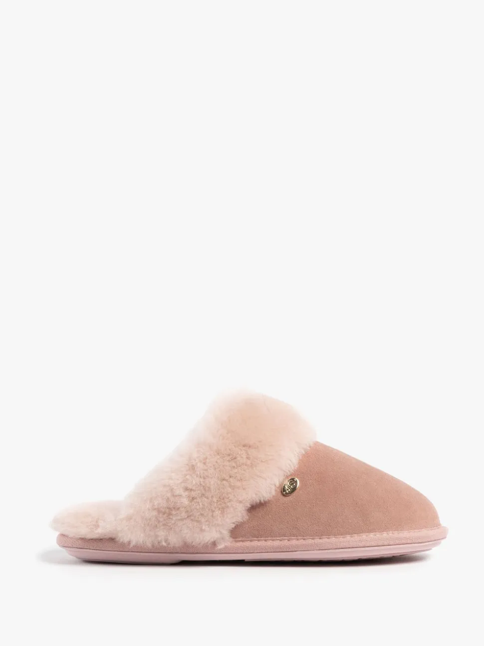 Rose - Chaussons Just Sheepskin Duchess femme en peau de mouton