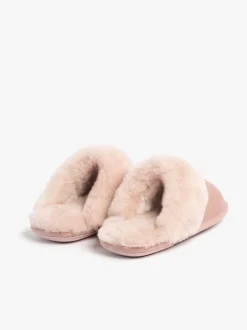Rose - Chaussons Just Sheepskin Duchess femme en peau de mouton