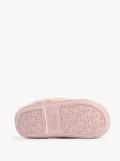 Rose - Chaussons Just Sheepskin Duchess femme en peau de mouton