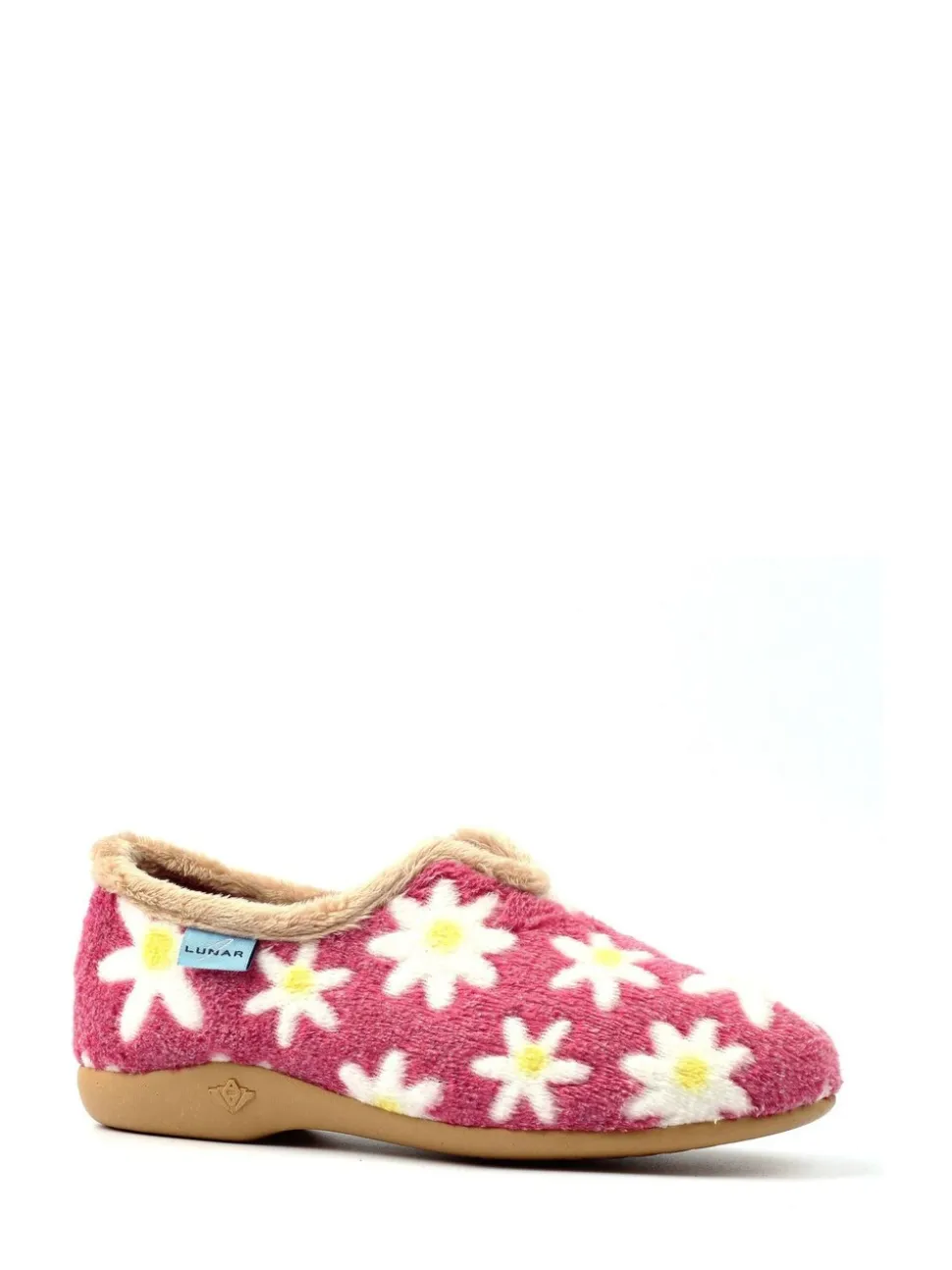 Rose - Chaussons Lunar pour femme à fleurs