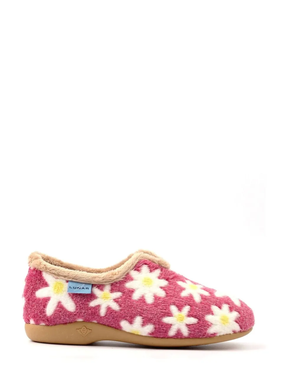 Rose - Chaussons Lunar pour femme à fleurs