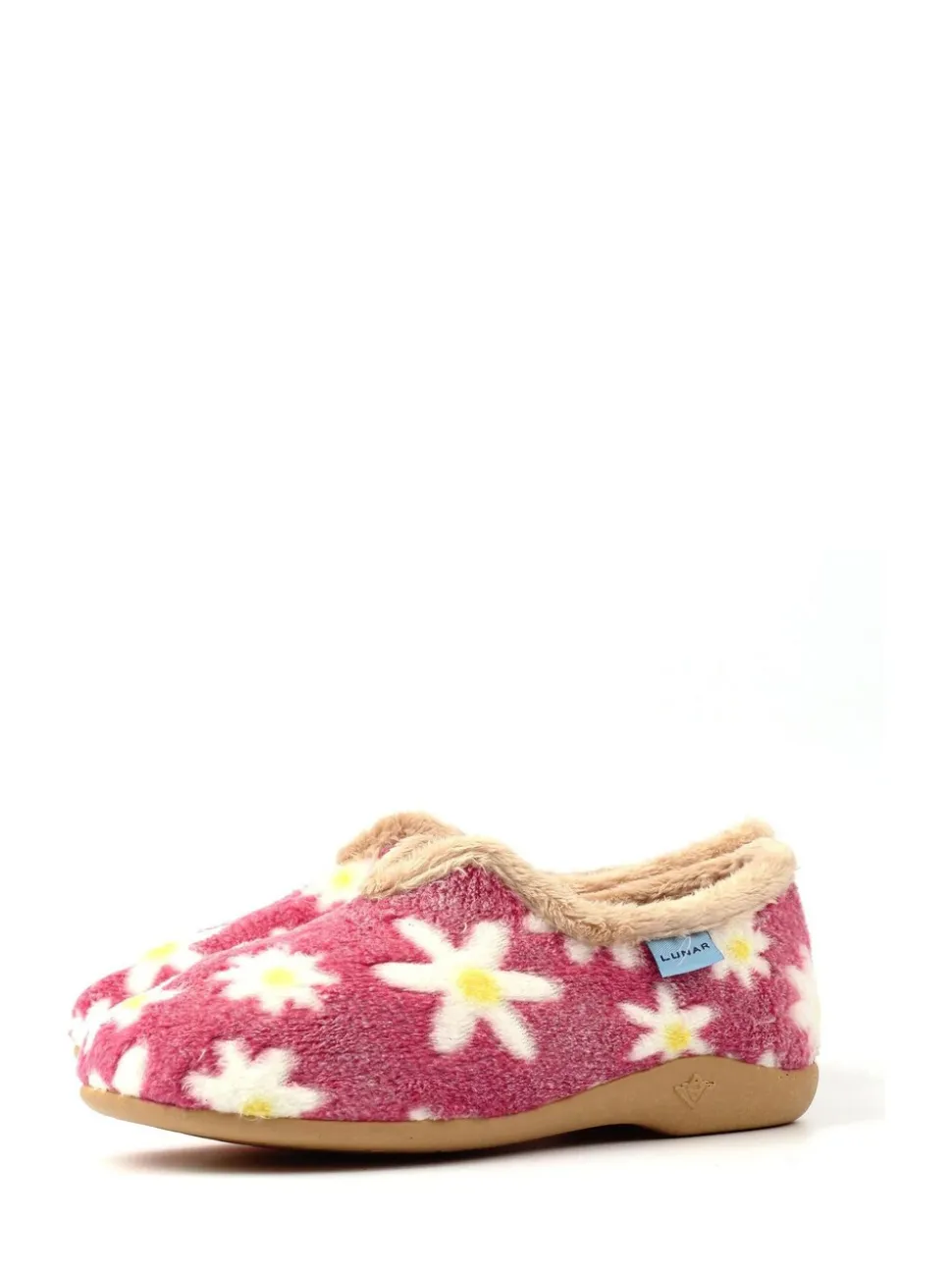 Rose - Chaussons Lunar pour femme à fleurs