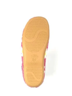 Rose - Chaussons Lunar pour femme à fleurs