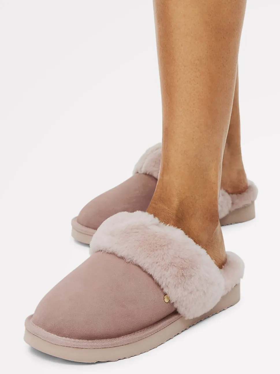 Rose - Chaussons mules Radley Maple Lane en peau de mouton