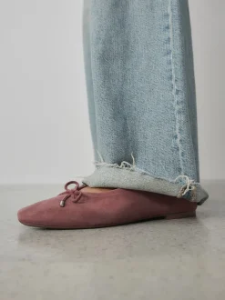 Rose - Chaussures plates Forever Comfort® en daim à taille haute