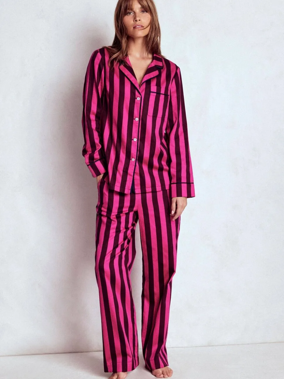 Rose - Chemise de pyjama Boden en coton