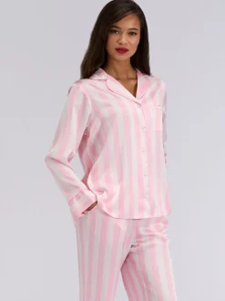Rose - Ensemble Boux Avenue oversize en satin Revere & Pyjama