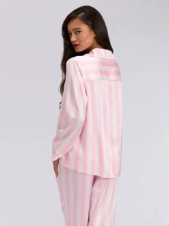 Rose - Ensemble Boux Avenue oversize en satin Revere & Pyjama
