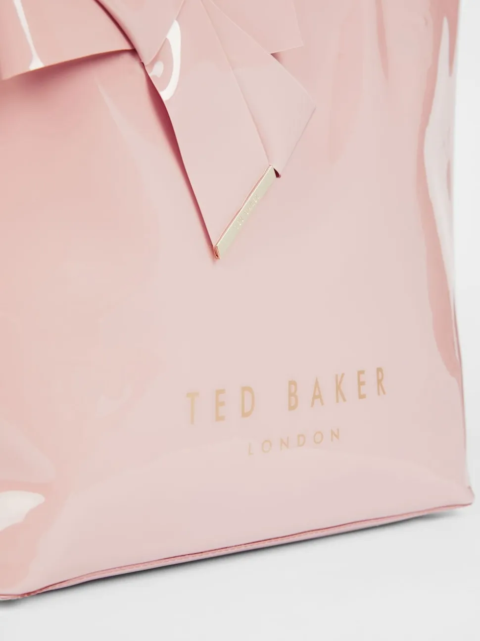 Rose - Grand sac à logo et nœud Ted Baker Nicon
