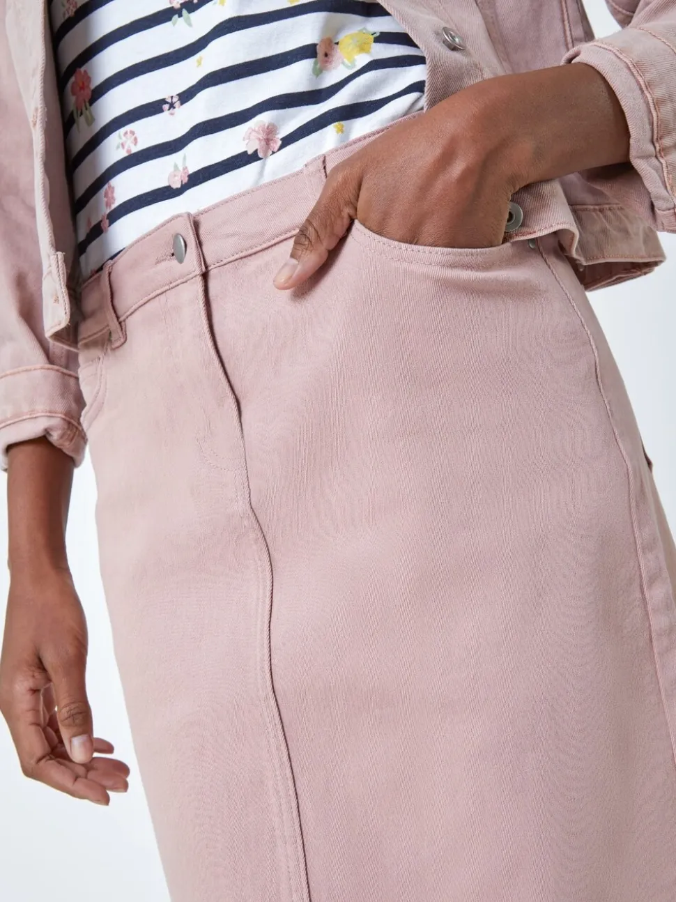 Rose - JupesRoman A-Line Denim