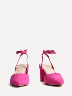 Rose - Linzi Larsa Coupe large Pointed Toe Escarpin
