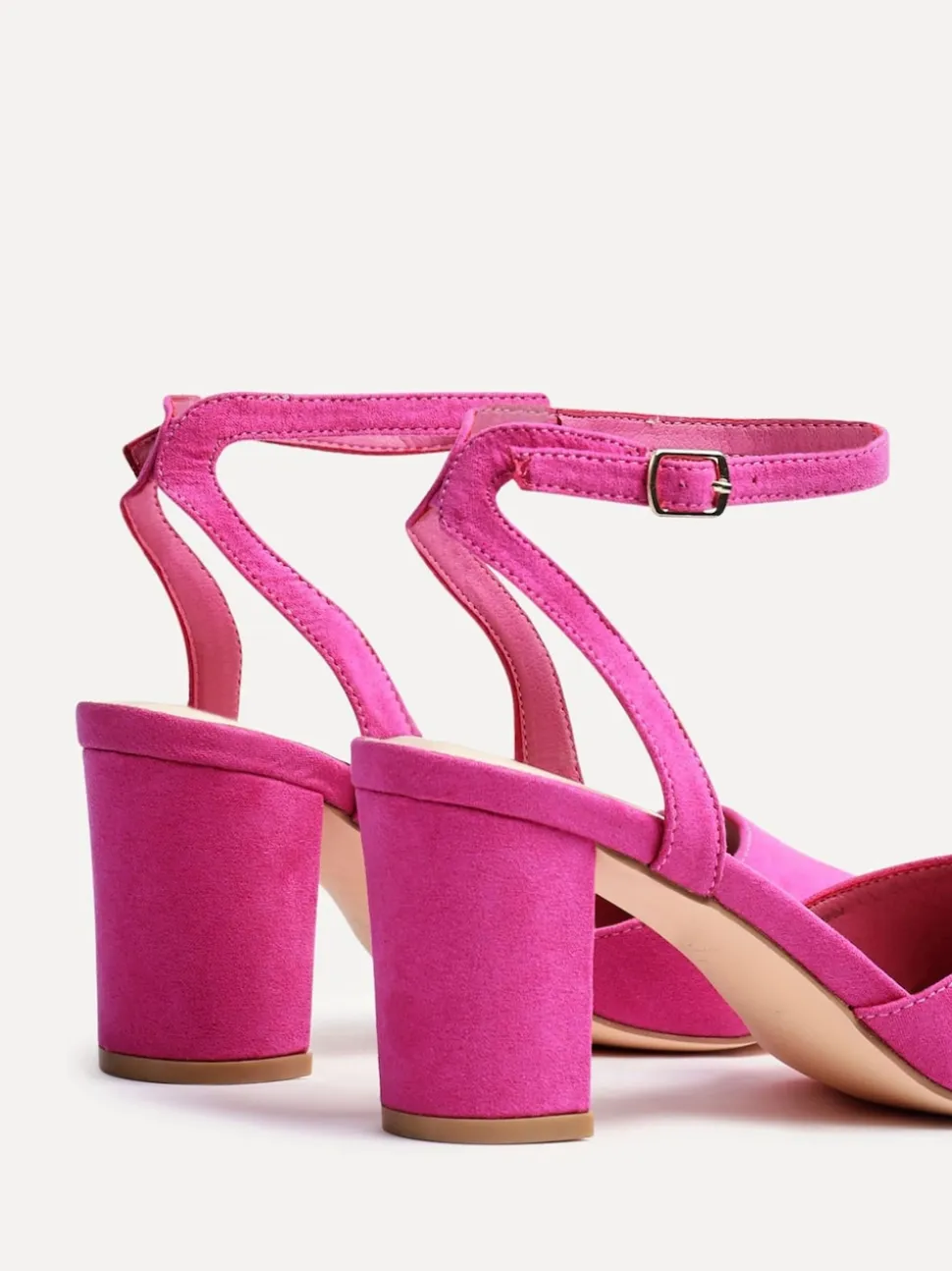 Rose - Linzi Larsa Coupe large Pointed Toe Escarpin