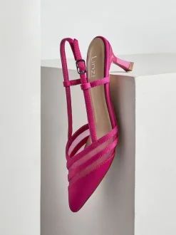 Rose - Linzi talons Milan en maille