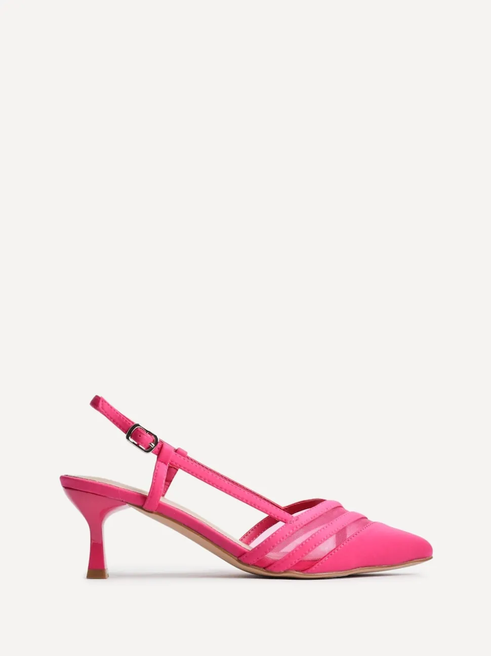 Rose - Linzi talons Milan en maille