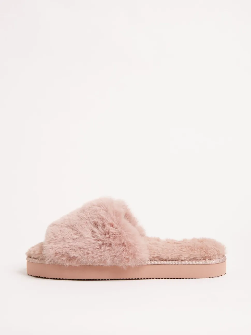 Rose - Lipsy Chaussons de nuit à plateforme en fausse fourrure