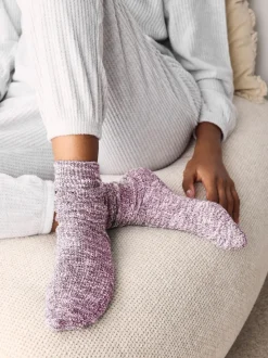 Rose - Lot de 3 paires de chaussettes en coton souple
