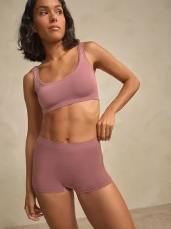 Rose - N.Soutien-gorge court très doux sans coutures Premium