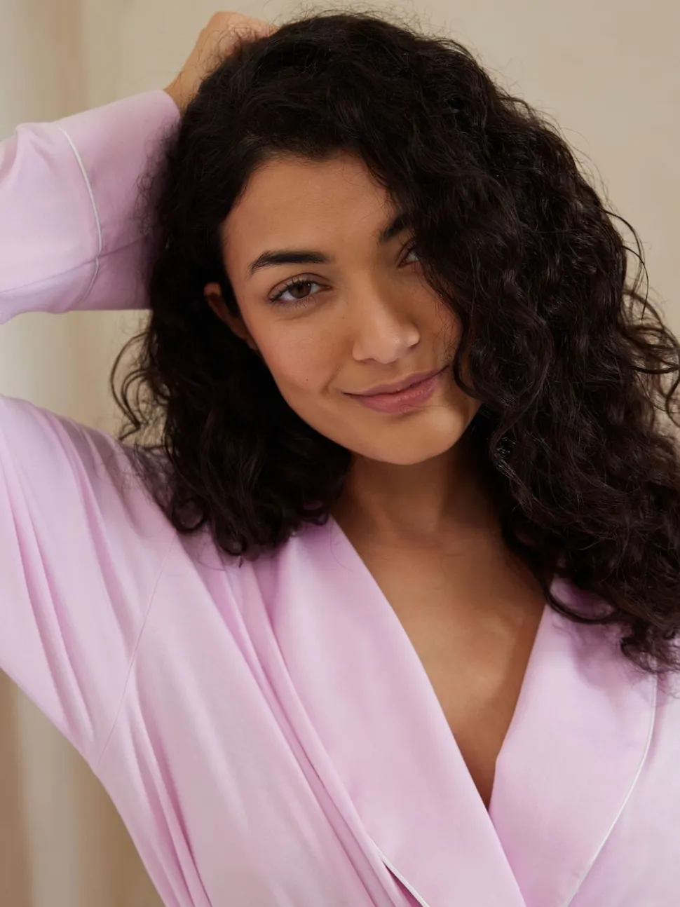 Rose - Peignoir Chelsea Peers en modal TENCEL™