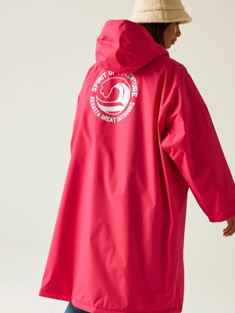 Rose - Peignoir Regatta imperméable pour adulte