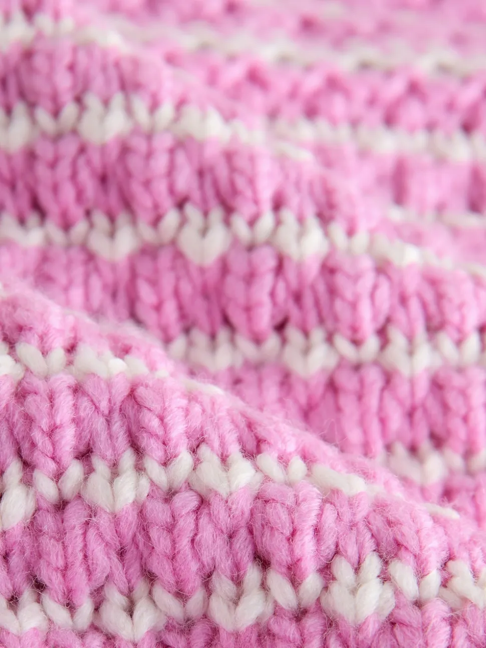 Rose - Pull à col à tarte en maille surpiquée