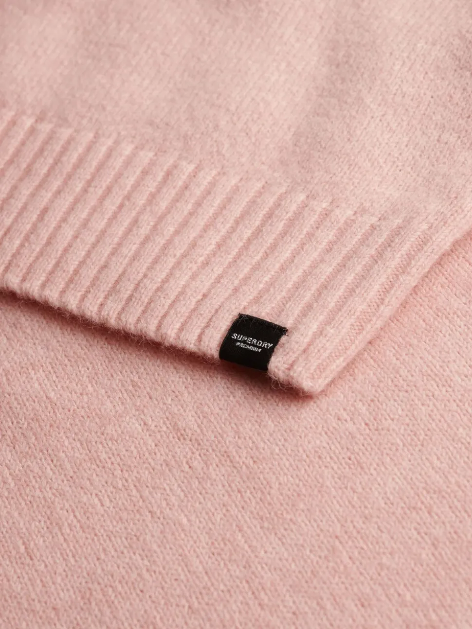 Rose - Pull Superdry ample à col rond