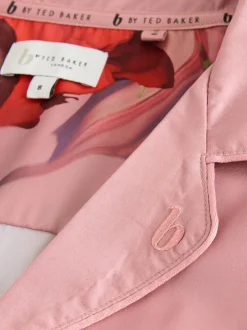 Rose - Pyjama boutonné B by Ted Baker en satin