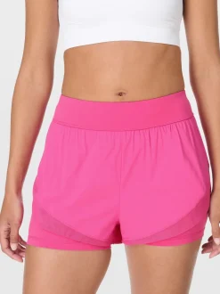 Rose - Short de course Betty Tempo en sueur