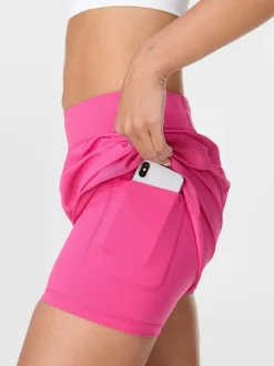 Rose - Short de course Betty Tempo en sueur