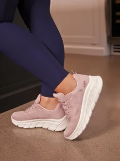Rose - Skechers Womens Bobs B Flex Hi Flying Trainers