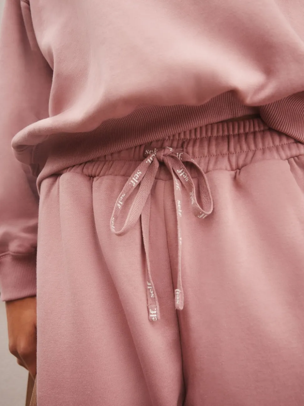 Rose - soi-même. Pantalon de jogging coupe large