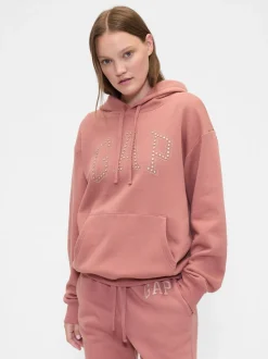 Rose - Sweat à capuche Gap avec logo