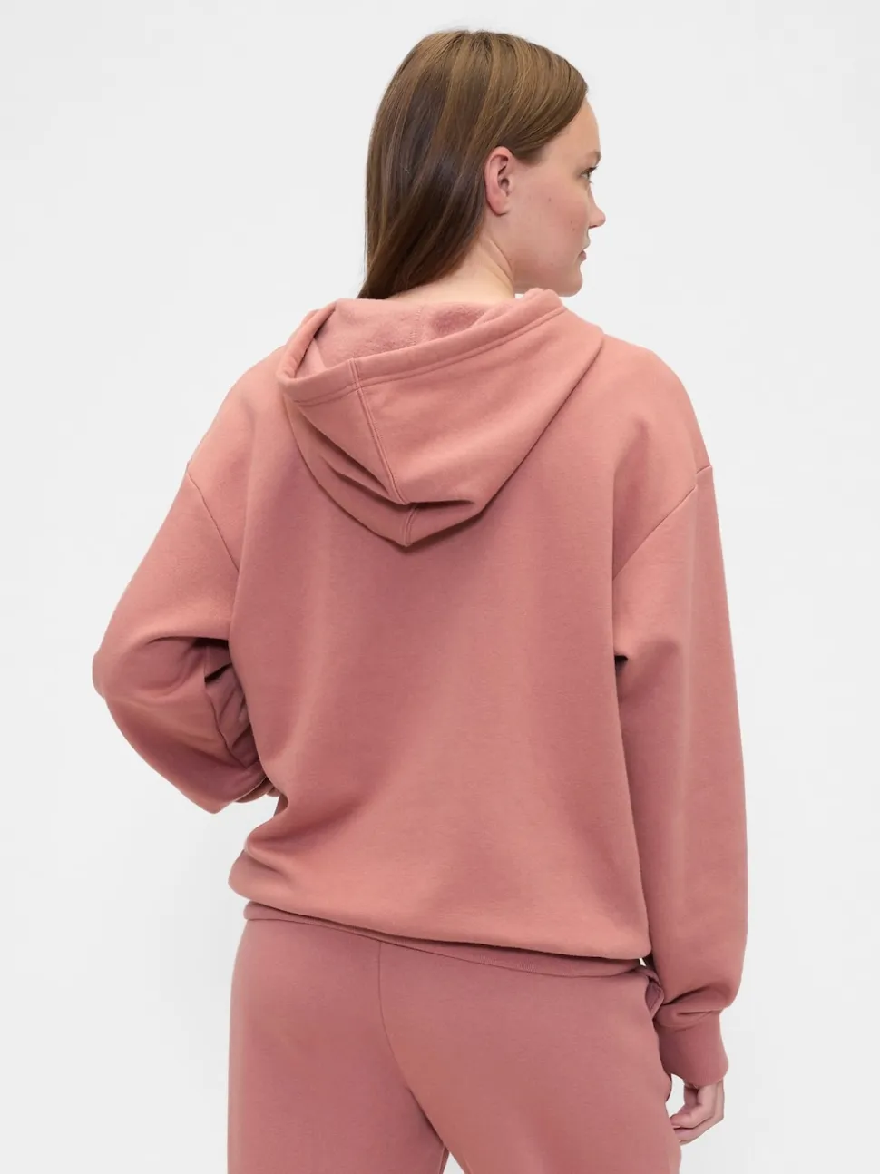 Rose - Sweat à capuche Gap avec logo