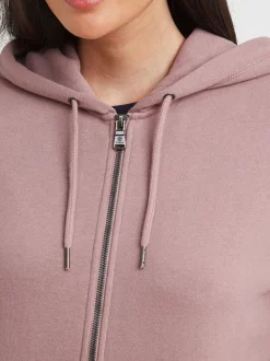 Rose - Sweat à capuche Tog 24 Mia gris zippé