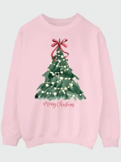 Rose - Sweat-shirt aquarelle Brands In Noël