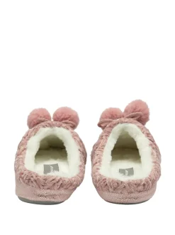 Rose clair - Chaussons mules Dunlop Ladies en maille à bout fermé