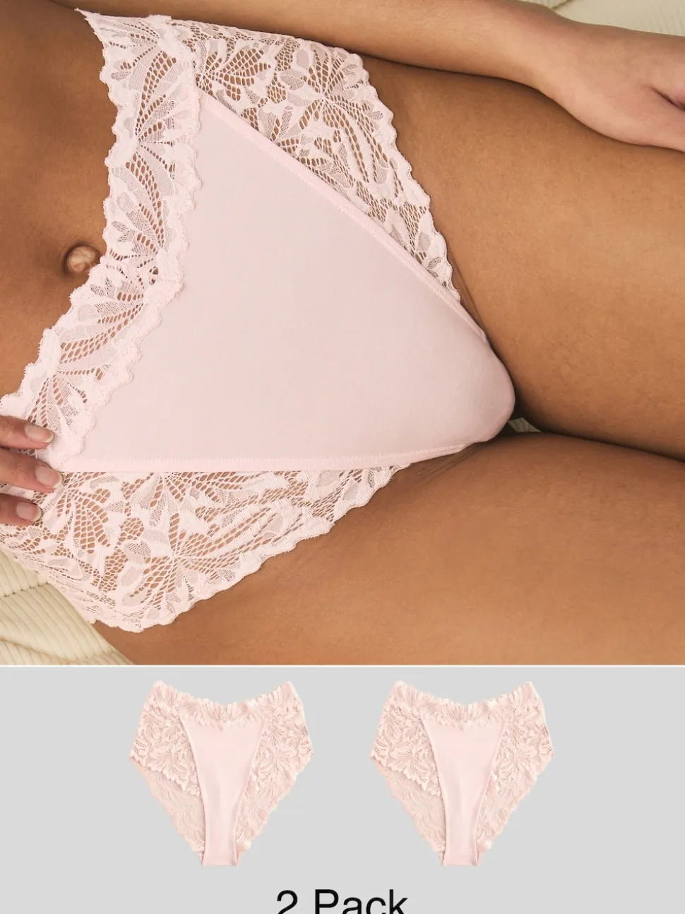 Rose clair - Lot de culottes en dentelle Ultimate Comfort 2