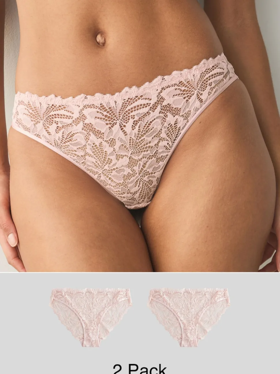 Rose clair - Lot de culottes en dentelle Ultimate Comfort 2