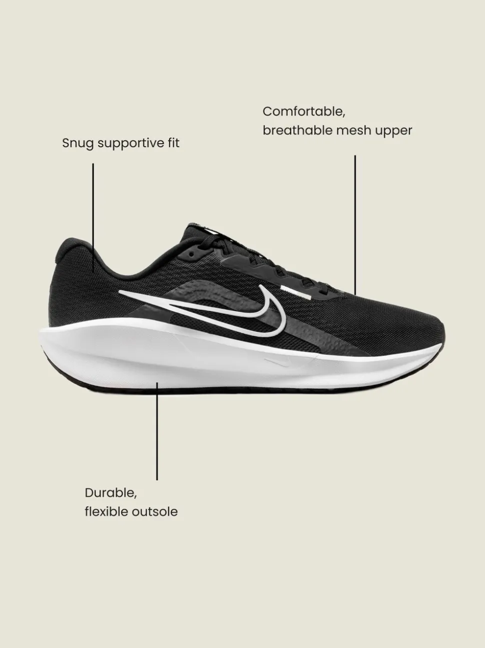 Rose clair - Nike Downshifter 13 Roads Running Trainers