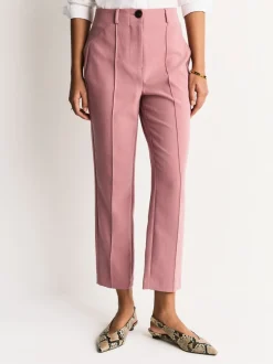 Rose clair - Pantalons Ajusté Habillé sculptant