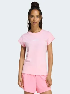 Rose clair - T-shirt adidas Essentials en jersey