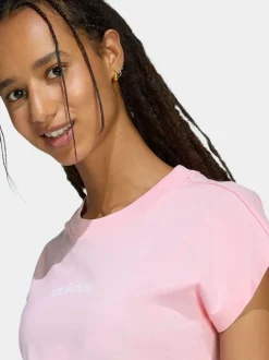 Rose clair - T-shirt adidas Essentials en jersey