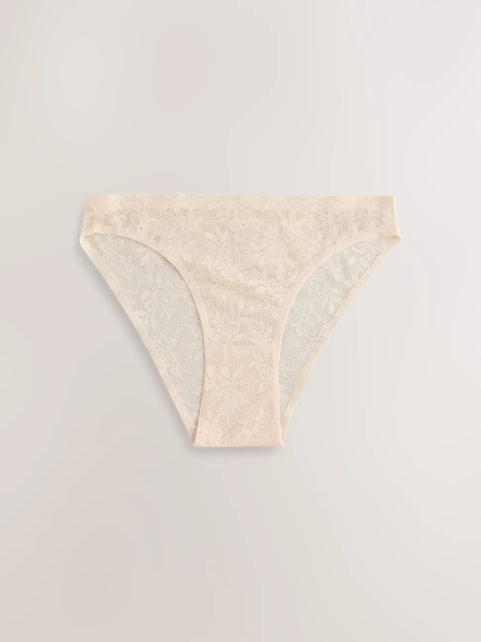 Rose corail - Dentelle sur l’ensemble Pas de VPL Slips 3 Lot