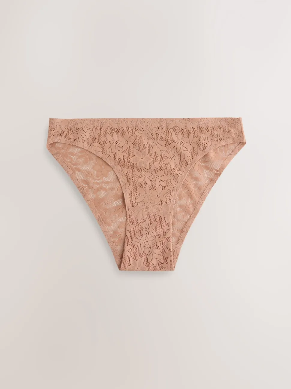 Rose corail - Dentelle sur l’ensemble Pas de VPL Slips 3 Lot