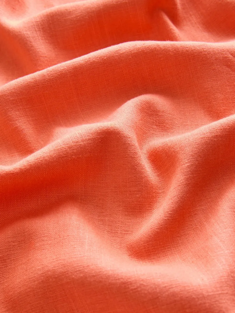 Rose corail - Pantalons intelligents à jambe large en lin Blend
