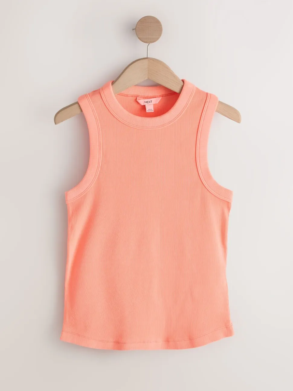 Rose Fluo/Bleu/Orange - Débardeur côtelé Racer