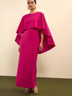 Rose framboise - Cape Robe longue