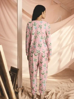 Rose lys de la vallée de - Pyjama Cath Kidston Twosie en coton